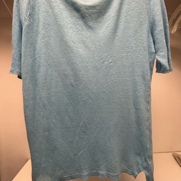 FREE! Talbots blue short sleeved top. Sz S - Picture 6 of 6